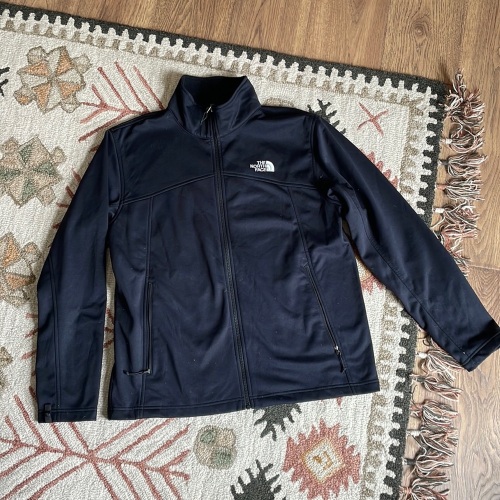 The North Face Full Zip Jacket Black Mens Large